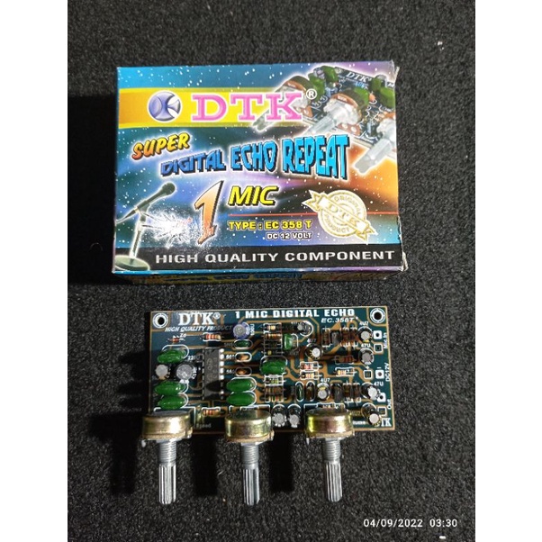 Jual DTK digital echo repeat 1 mic komponen bagus | Shopee Indonesia