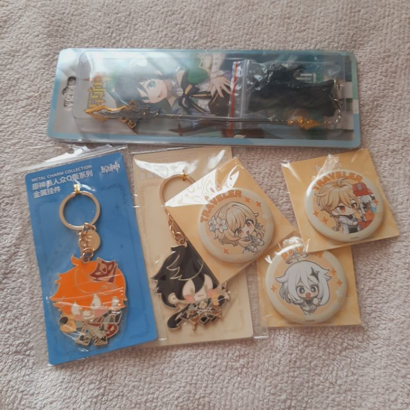 Jual GENSHIN IMPACT OFFICIAL MERCHANDISE METAL KEYCHAIN PIN HOYOFEST ...