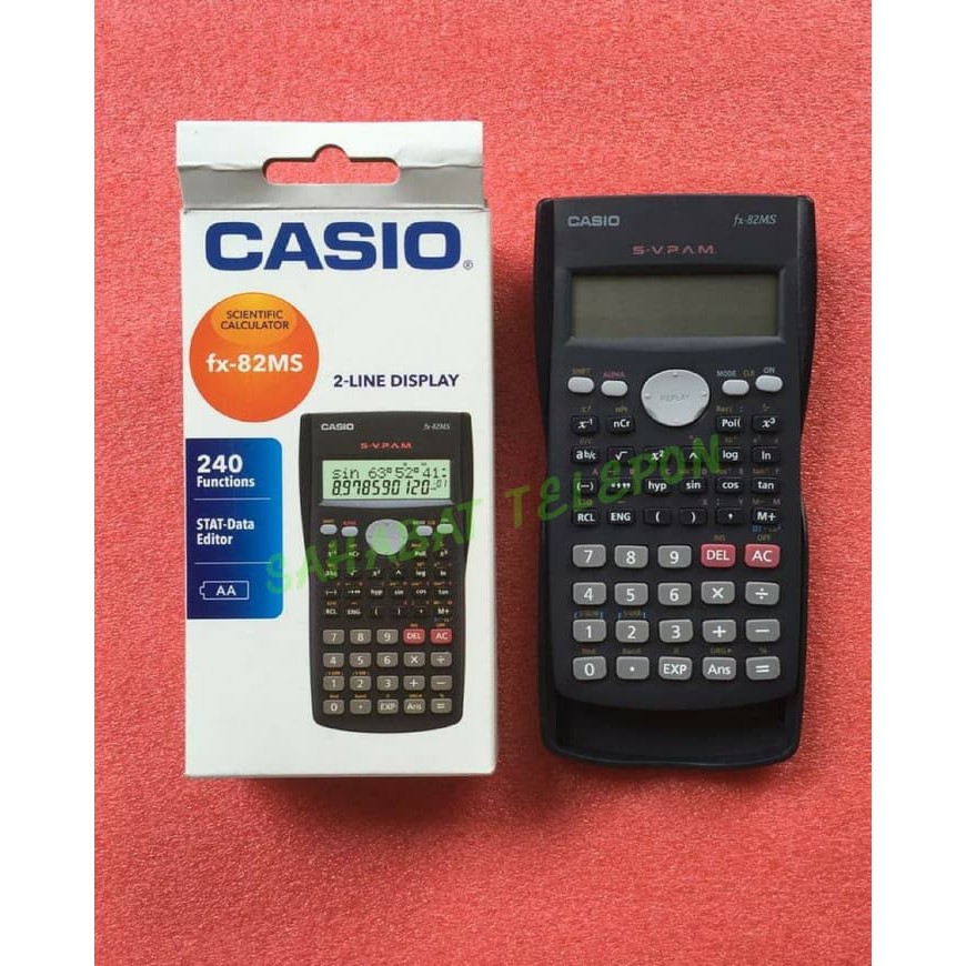 Jual casio FX 82 ES original garansi kuat awet murah IPA statistik cos ...