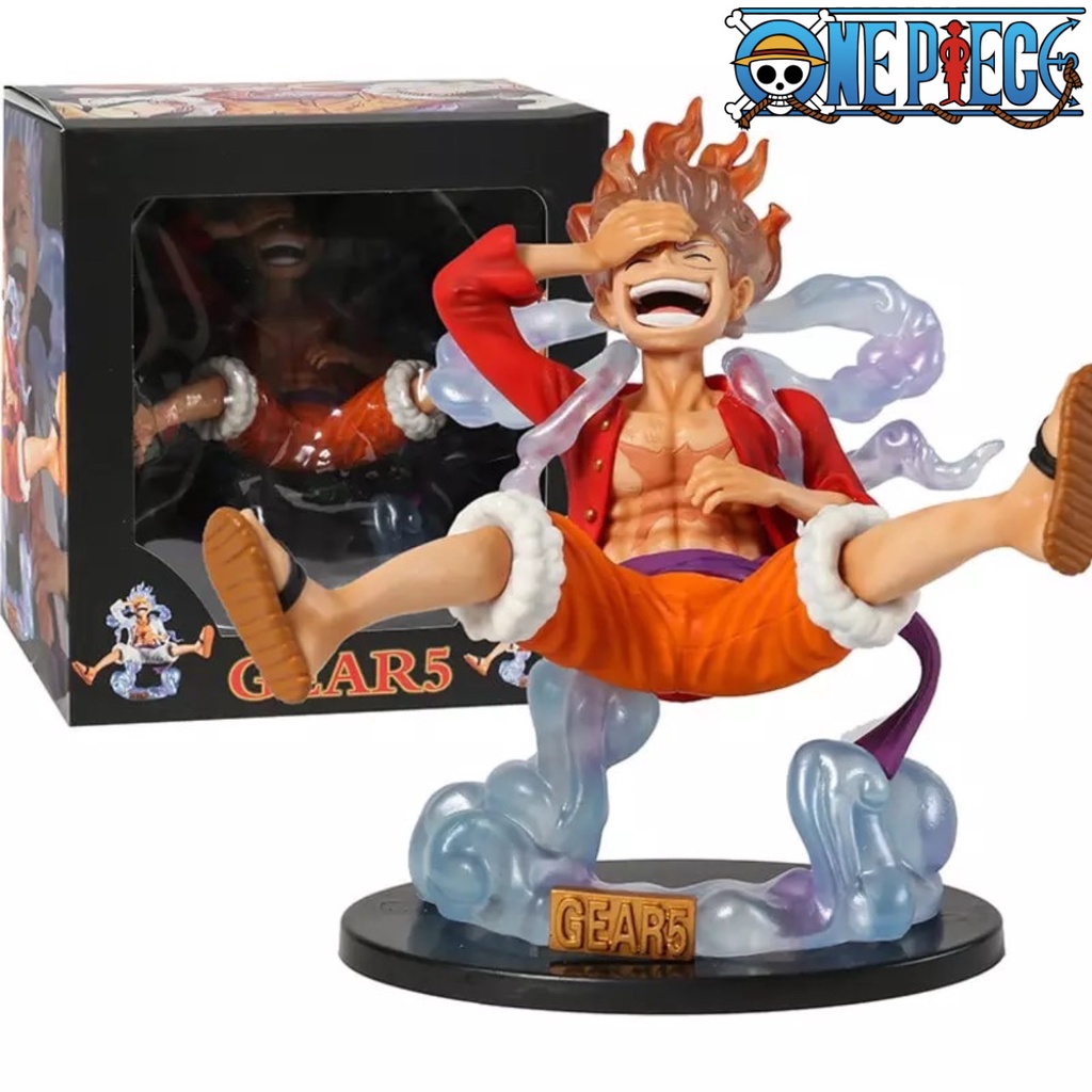 Jual ACTION FIGURE ONE PIECE MONKEY D LUFFY GEAR 5 SUN GOD LAUGHING VER ...