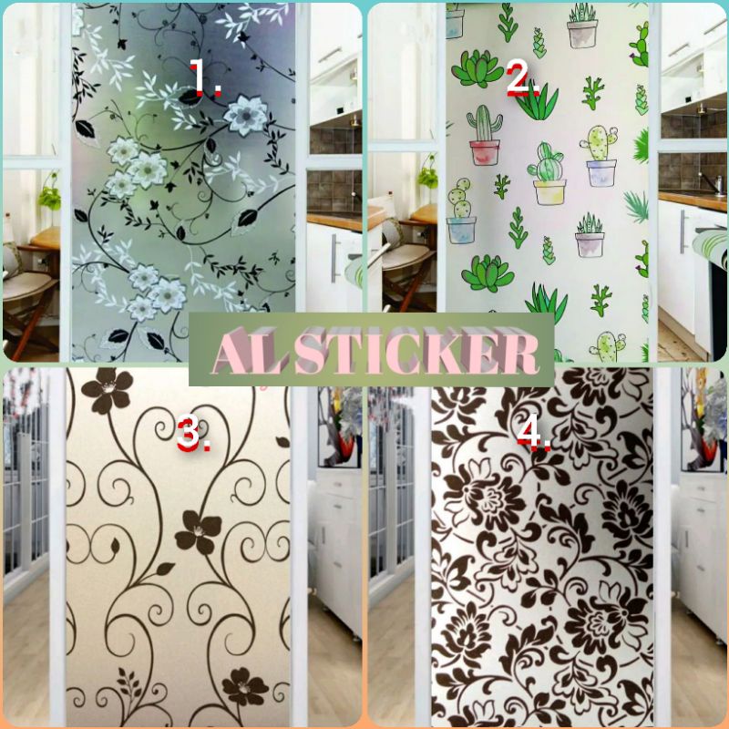Jual Stiker kaca / Sticker kaca jendela / Kaca film rumah / Kaca film ...