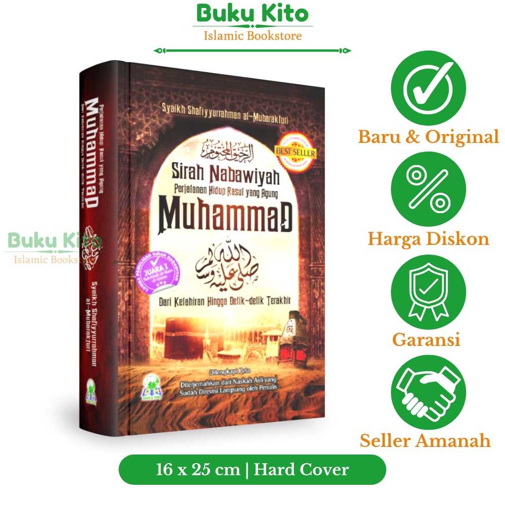 Jual Bukukito Buku Sirah Nabawiyah Original Perjalanan Hidup Rasul Yang Agung Muhammad Lengkap 0350