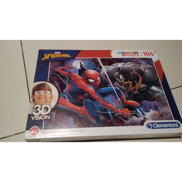 Clementoni 3D Puzzle Spiderman, 104pcs.