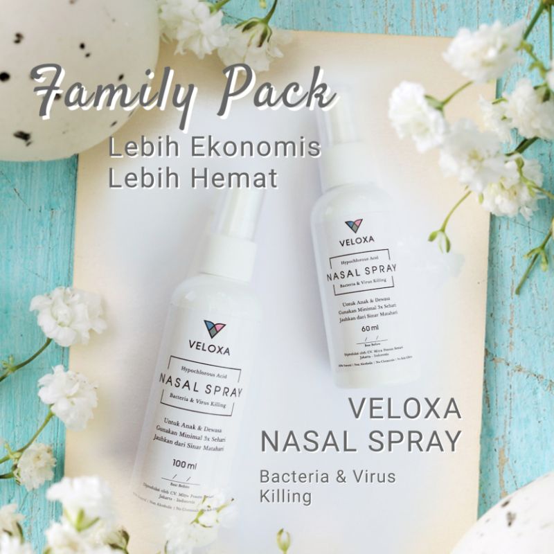Jual Veloxa Nasal Spray Family Pack (isi 5) / Ekonomis / Anosmia