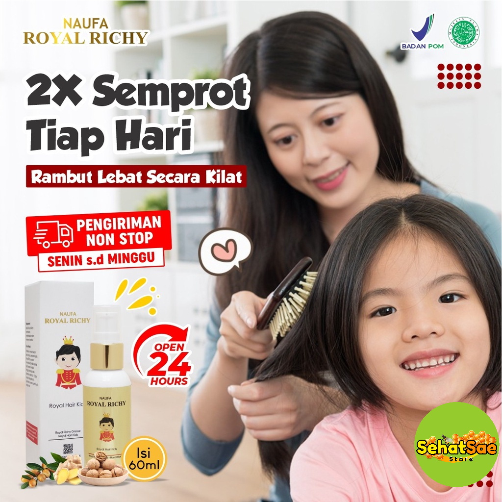 Jual Royal Richy - Hair Serum Penumbuh Rambut Anak Multivitamin ...