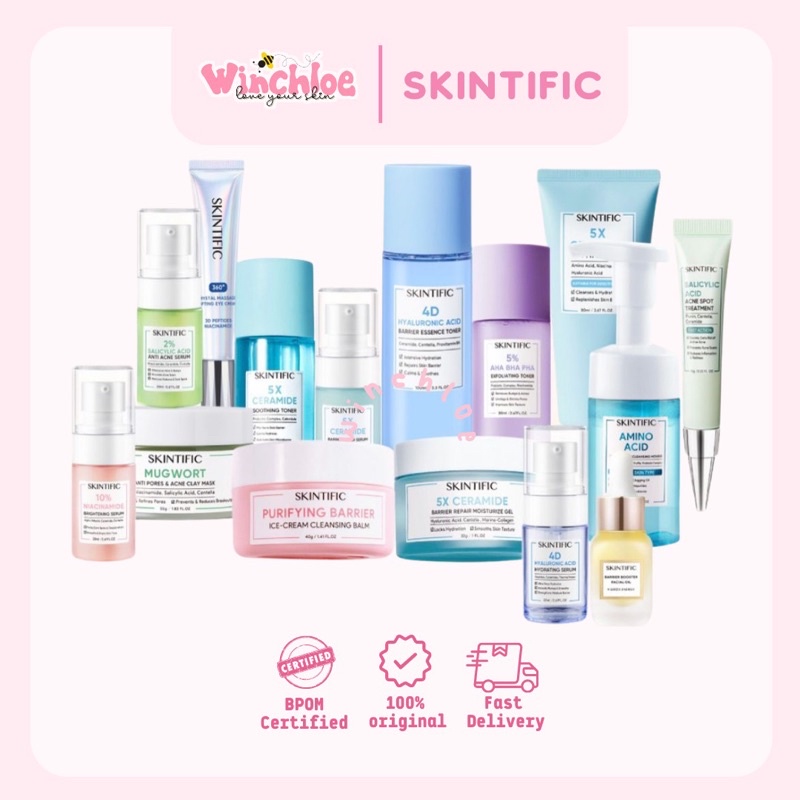 Jual Skintific X Ceramide Barrier Acne Spot Skintific Serum Brightening Skintific Serum Acne