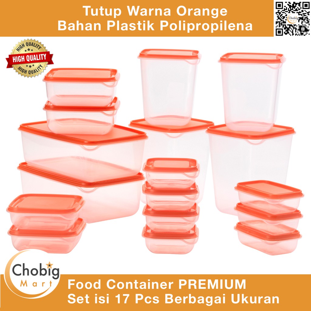 Jual CHOBIG Food Container PREMIUM Tempat Penyimpanan Makanan Kecil ...
