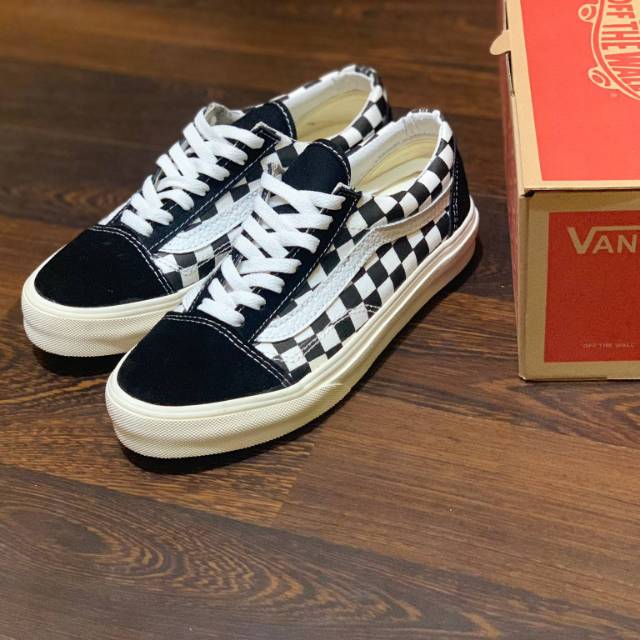 Jual vans old skool best sale checkerboard original