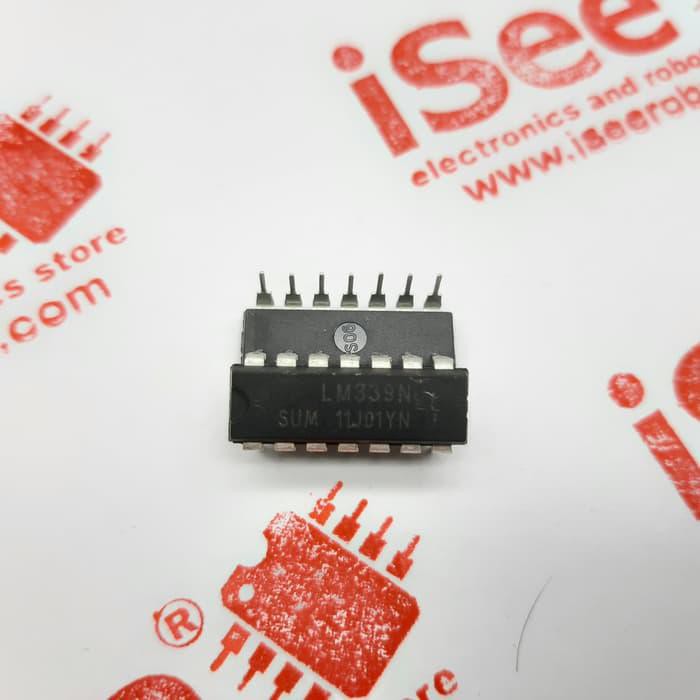 Jual IC LM339 LM339N DIP-14 Low-Power Low-Offset Voltage Quad