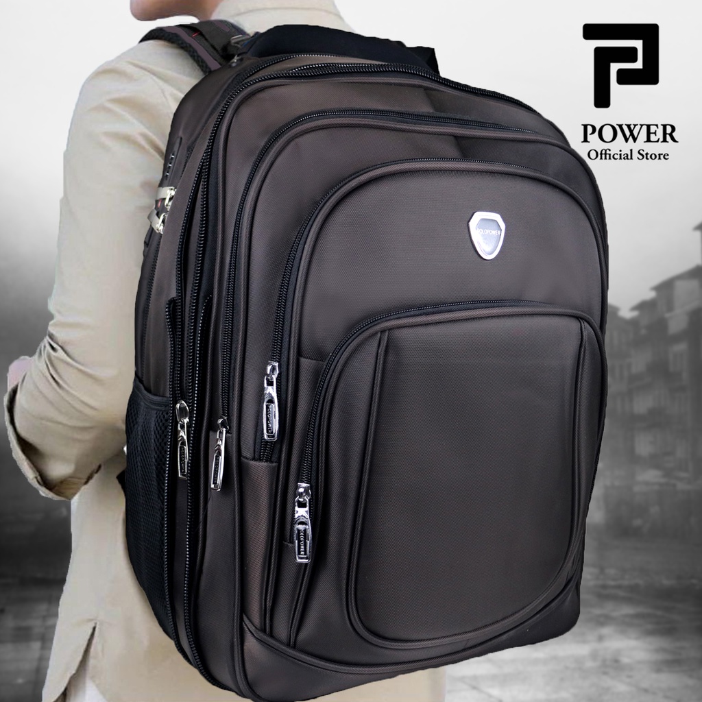 Jual Polo Power Tas Pria Ransel Laptop 20 inc Backpack Expanding Import
