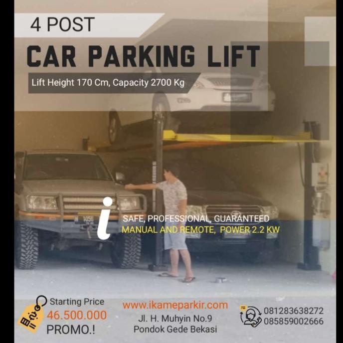 Jual Hidrolik Parkir Lift Parkir Parkir Susun Mobil 4 Tiang Original Shopee Indonesia 7381