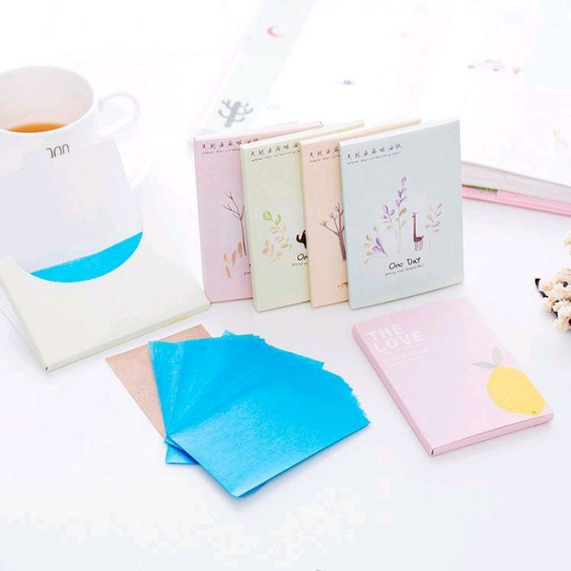 papper oil kertas tisu penyerap minyak wajah
