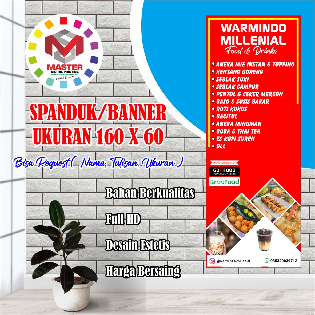 Jual SPANDUK/BANNER WARMINDO | Shopee Indonesia