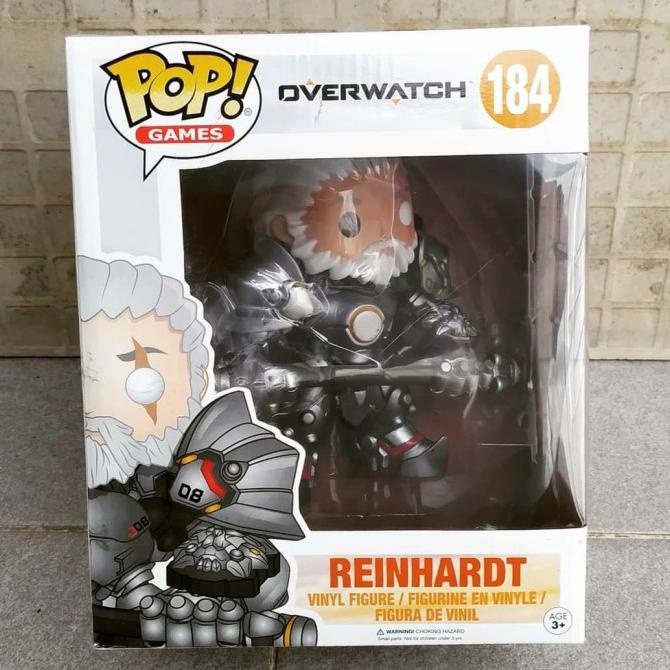 Jual FUNKO POP GAMES 184 OVERWATCH REINHARDT UNMASKED | Shopee Indonesia