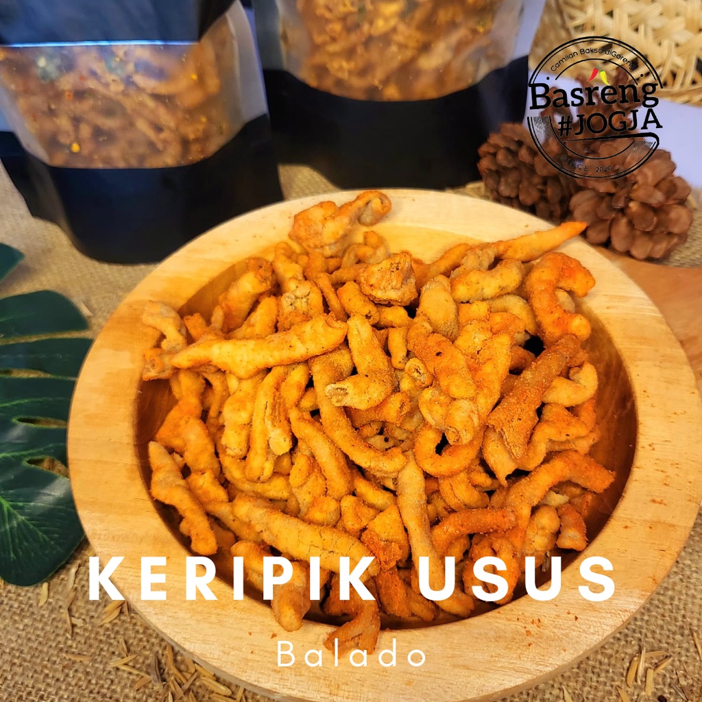 Jual Keripik Usus Ayam Rasa Original Gurih Rasa Balado Shopee Indonesia