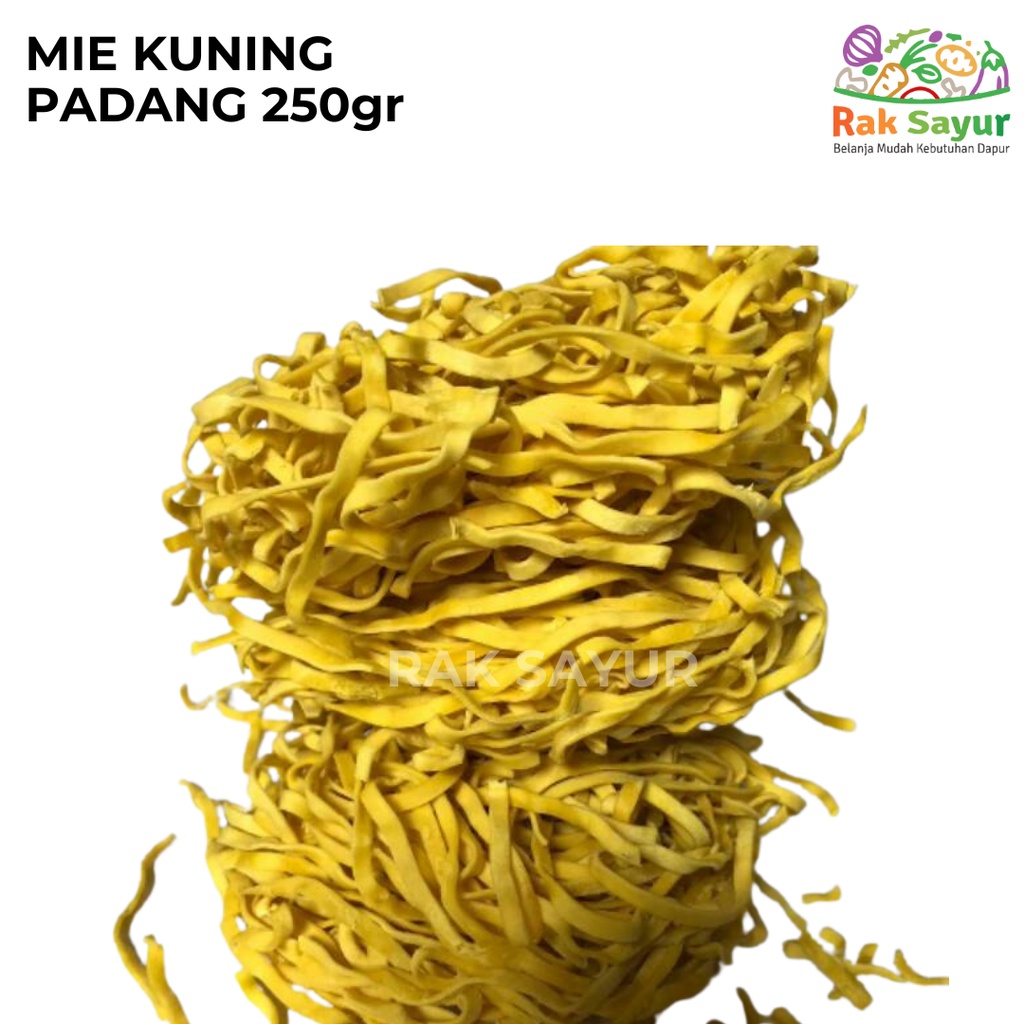 Jual Mie Kuning Padang 250gr Mie Goreng Rak Sayur Padang | Shopee Indonesia