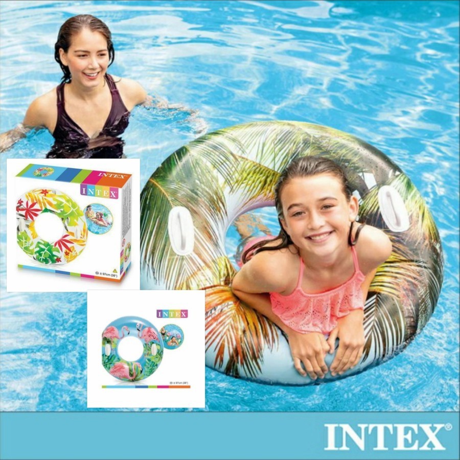 Jual Ban Bulat Intex TRANSPARENT TUBES 58263 | Shopee Indonesia
