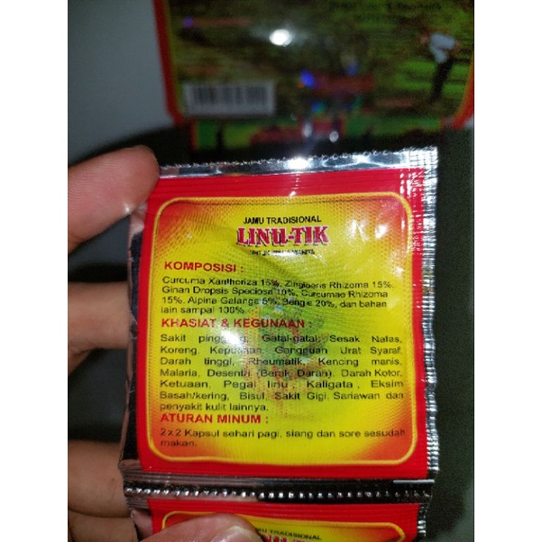 Jual linutik kapsul original pegel linu reumatik gatal gatal isi 20 ...