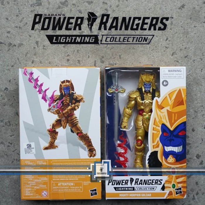 Jual Power Rangers Lighting Collection GOLDAR Mighy Morphin Hasbro ...
