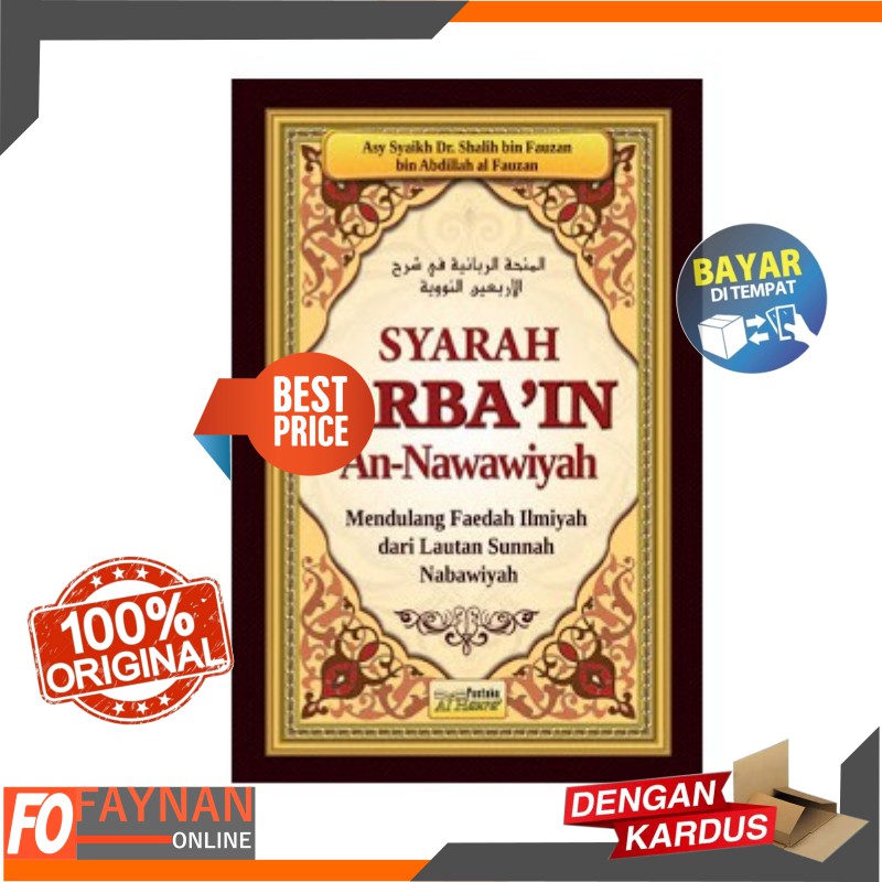 Jual Syarah Arbain Nawawi Syaikh Fauzan Buku Terjemah Syarah Arbain