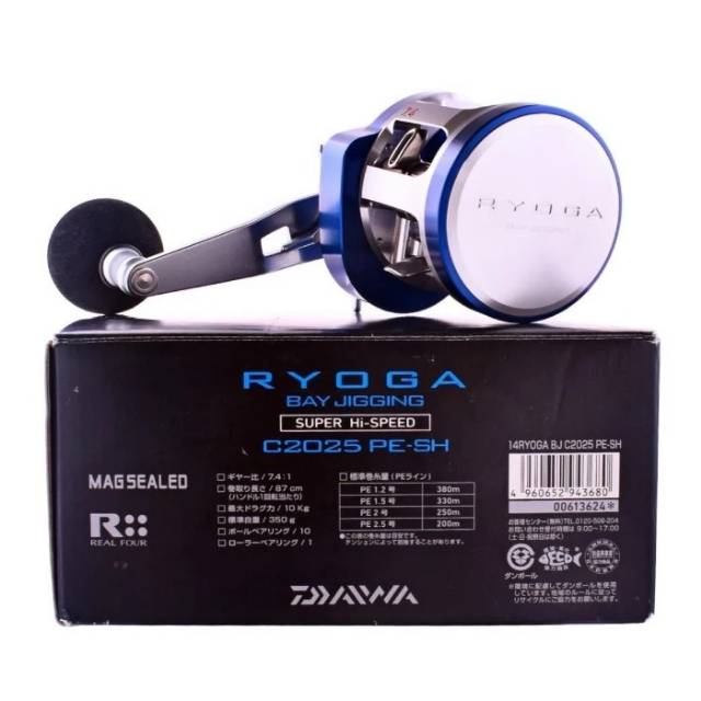 Reel Daiwa RYOGA BAY JIGGING C2025 PE-SH Handle kanan