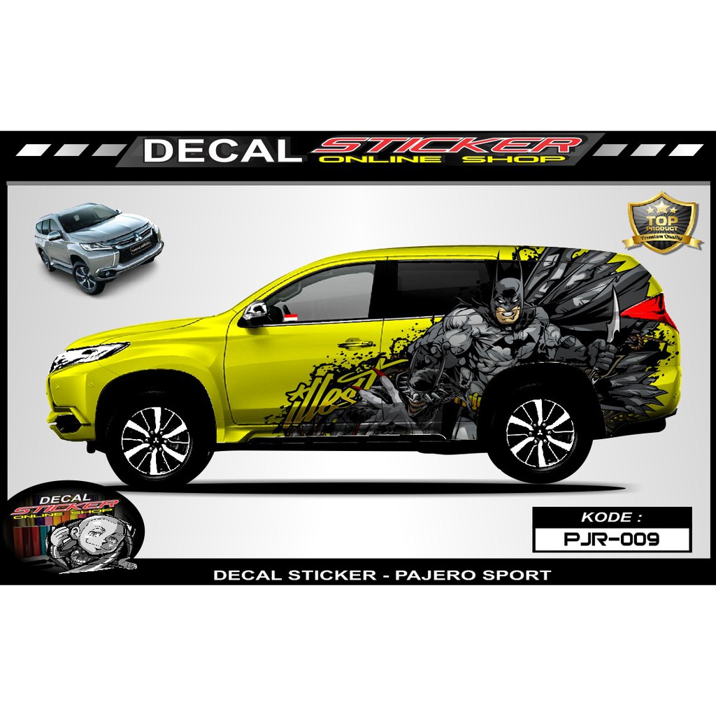 Jual STICKER DEKAL MOBIL PAJERO VARIASI SAMPING | Shopee Indonesia