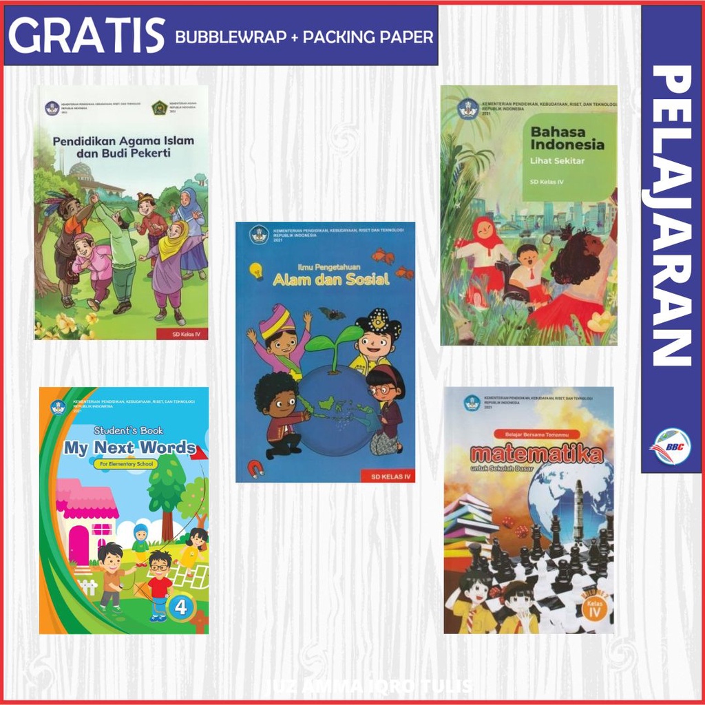 Jual BUKU KURIKULUM MERDEKA KELAS 4 (PAKET) | Shopee Indonesia