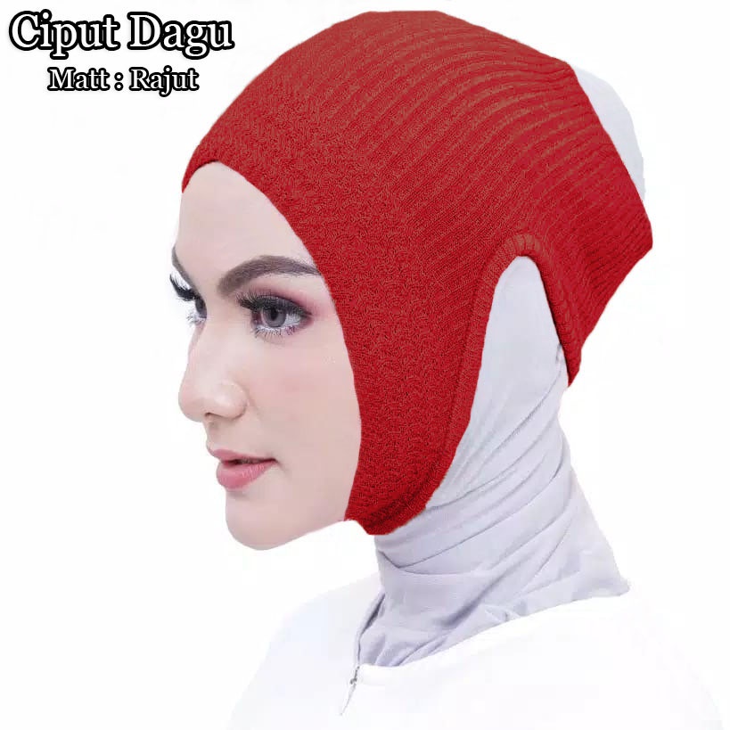 Jual Ciput Dagu Rajut Premium Anti Budeg Inner Hijab Anti Pusing Dalaman Kerudung Termurah Rumah