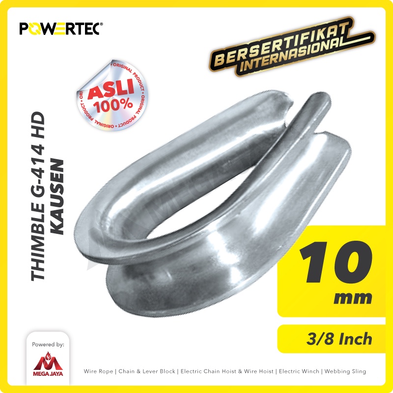 ROTRENZA MARINE | 233686 Wire Rope Thimble A Type S Steel 34mm - View #3