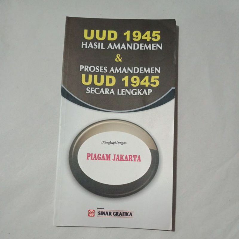 Jual Buku Original Baru UUD 1045 HASIL AMANDEMEN & PROSES AMANDEMEN UUD ...