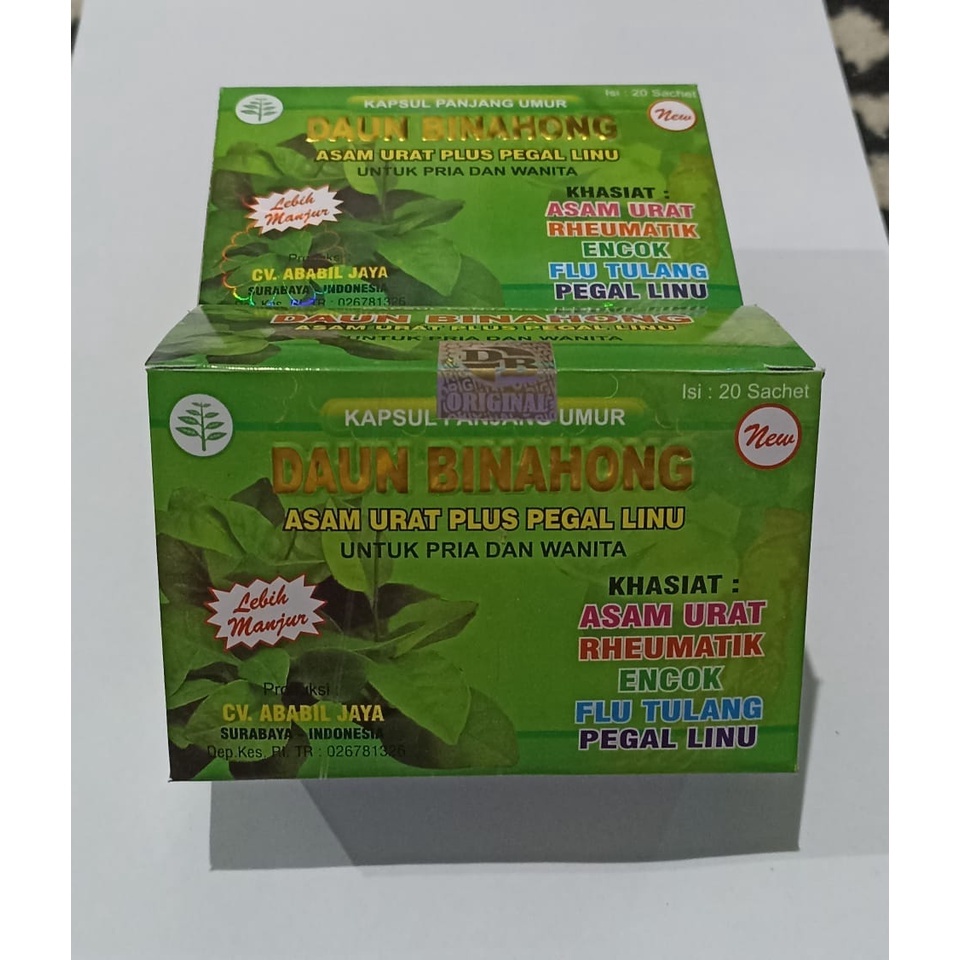 Jual Kapsul Daun Binahong Original Shopee Indonesia