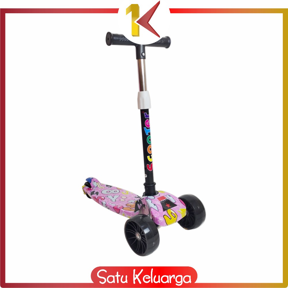 Jual SK-M252 Mainan Skuter Anak Karakter Scooter Roda 3 Otoped Anak ...