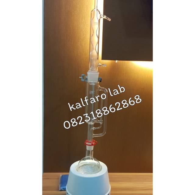 Jual Extraction Apparatus Set Soxhlet Extractor 250ml Pyrex Shopee