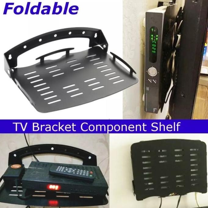 Jual Ambalan Rak Besi Bracket DVD DVR CCTV Rak Dinding Router TV Setup ...
