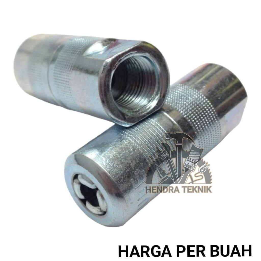 Jual Kepala Selang Grease Gun Coupler Pompa Gemuk High Pressure