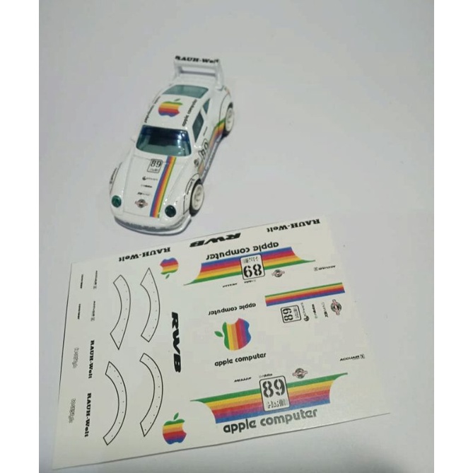 Jual [TRANSPARAN]Decal Hotwheels Autoreperez - Livery Apple Computer ...
