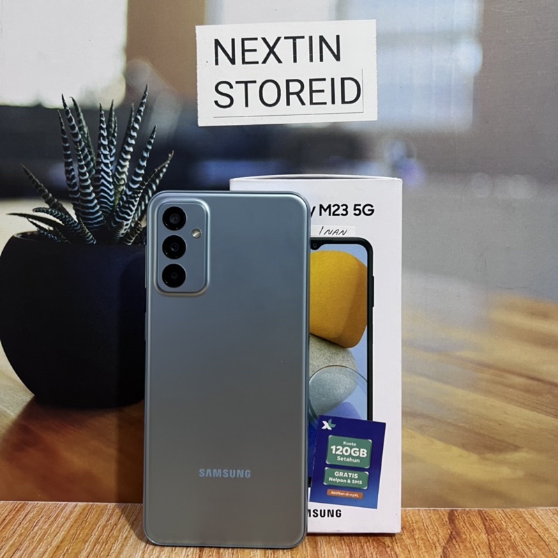 Jual Samsung GALAXY M23 5G 6/128 SECOND FULLSET | Shopee Indonesia