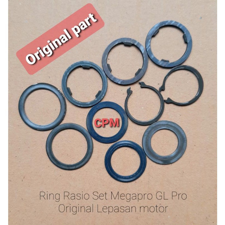 Jual Ring Rasio Megapro GL Pro Fullset Original motor | Shopee Indonesia