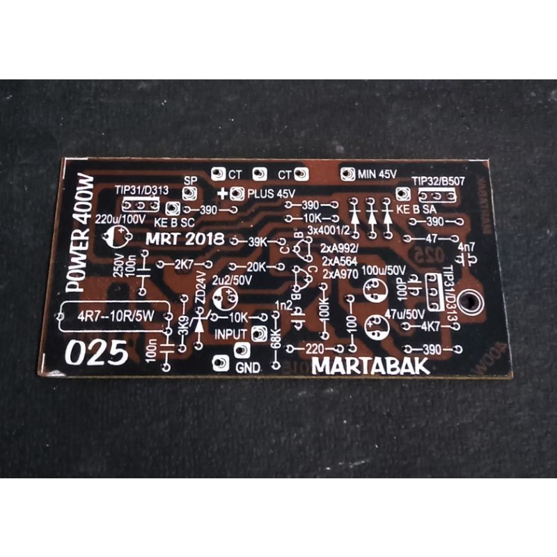 Jual PCB Power Amplifier 400W SAFARI Power SAFARI Modif tipe 025