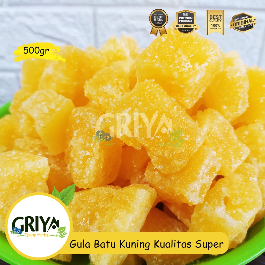 Jual Gula Batu Kuning Netto 500gr | Shopee Indonesia