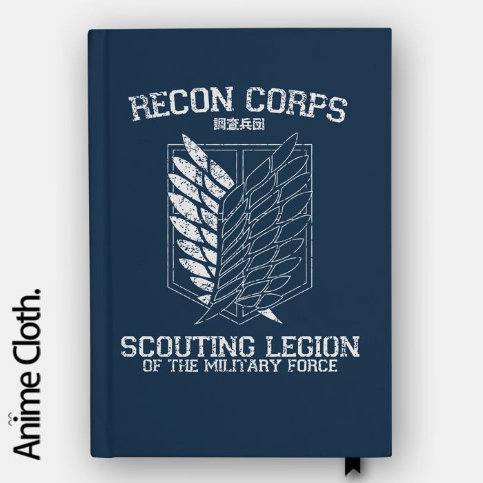 Jual Notebook Attack On Titan SNK Custom Anime Buku Jurnal Planner SNK ...