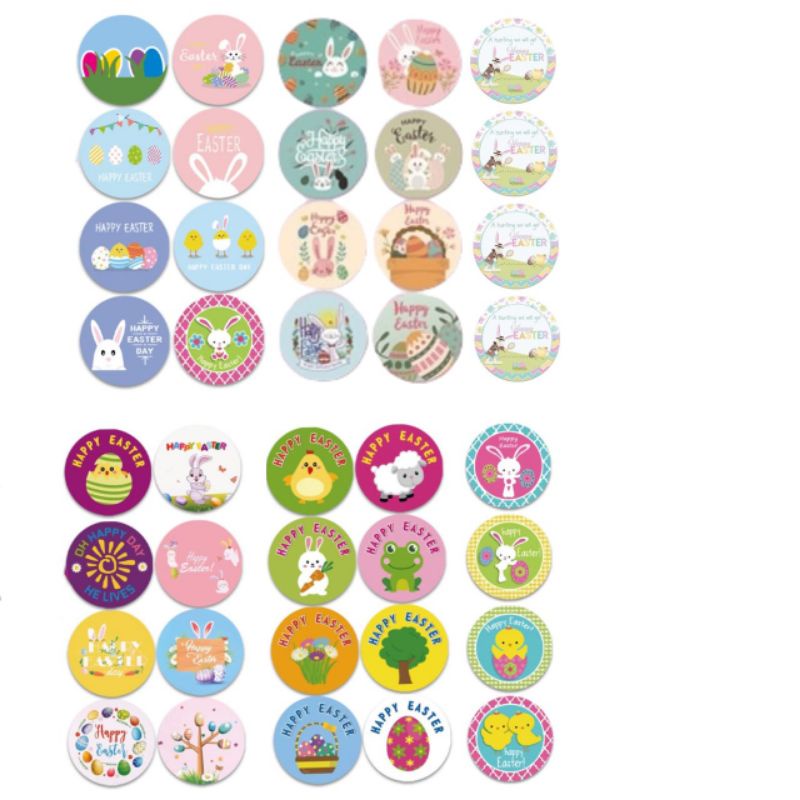 Jual STICKER PASKAH MINI ANAK SEKOLAH MINGGU/ STIKER KARTUN KELINCI DAN ...