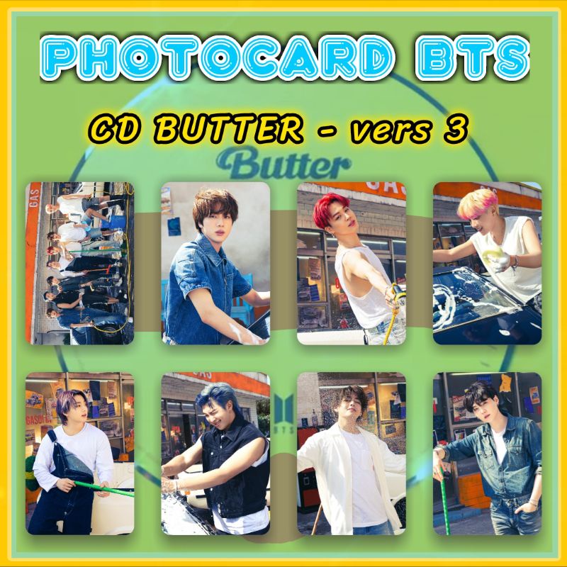 Jual Lbr Bisa Cod Photocard Bts Butter Photocards Bts Permission To Dance Album Pc Bts