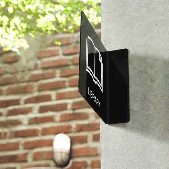 Jual INPI HOUSE Signage Library - Papan Tanda Area Baca, Perpustakaan ...