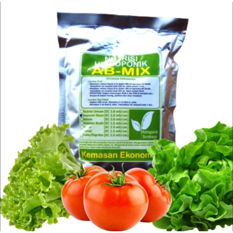 Jual Nutrisi Hidroponik AB-Mix Kemasan Ekonomis Untuk Sayuran Buah ...