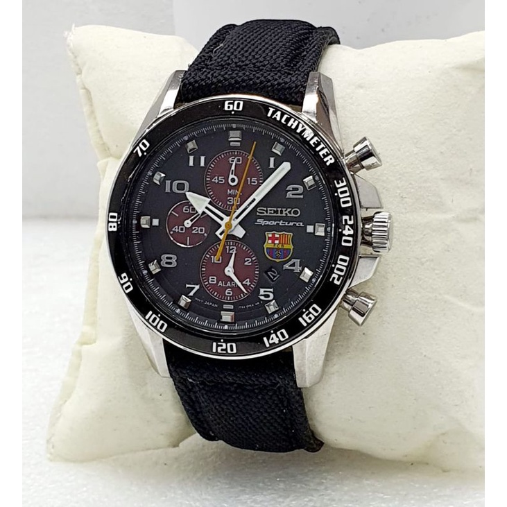 Jual Jam Tangan Pria Seiko Sportura Barcelona Limited Shopee Indonesia