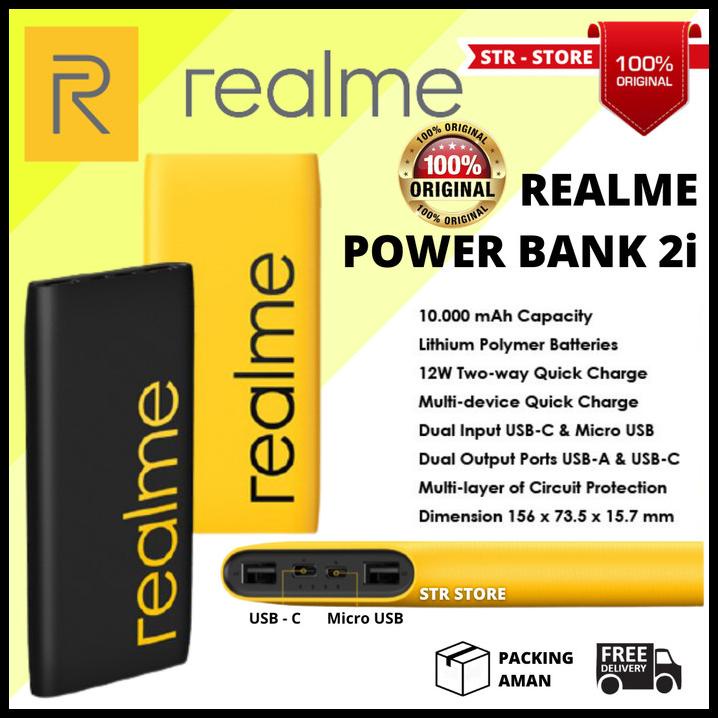 Jual Realme Powerbank 2I 10000 Mah , Power Bank 2I Original 100% ...