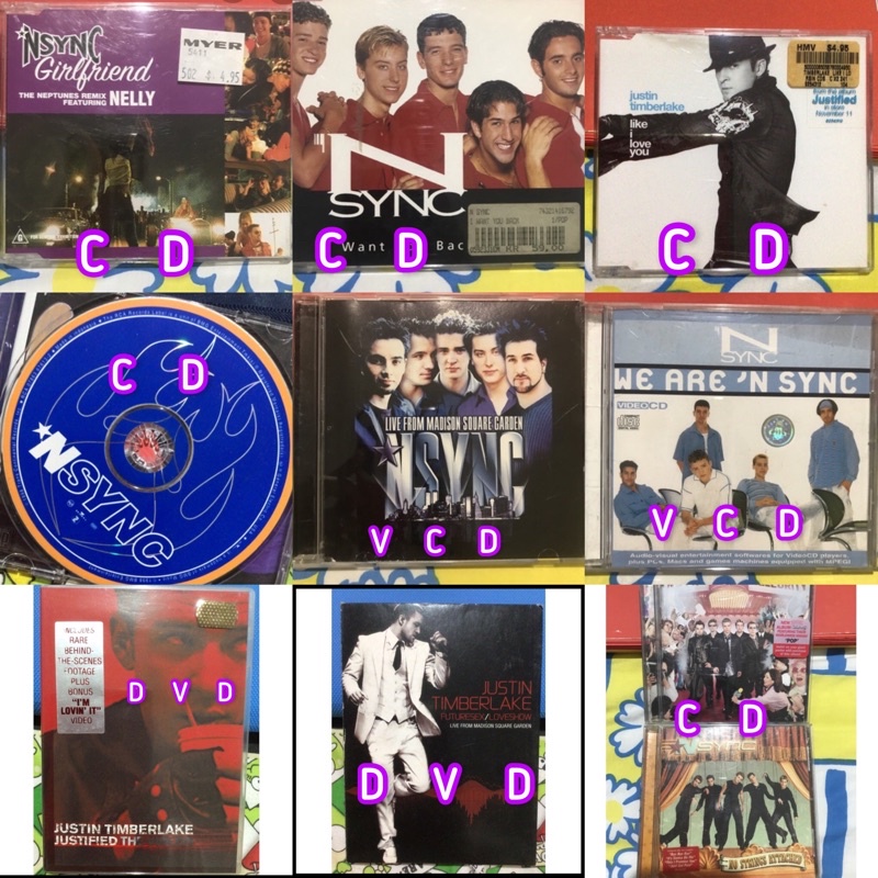 Jual 'NSYNC JUSTIN TIMBERLAKE NSYNC CD DVD VCD N-SYNC ALBUM ORIGINAL ...