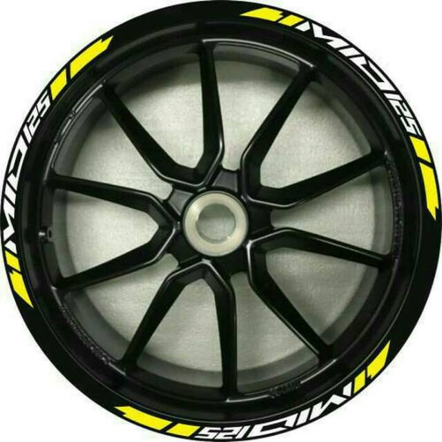 Jual Stiker velg custom yamaha mio 125 sticker lis whell rim | Shopee ...