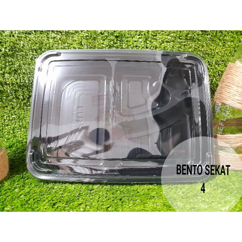 Jual BOX BENTO 4 SKAT / PACK 50 | Shopee Indonesia